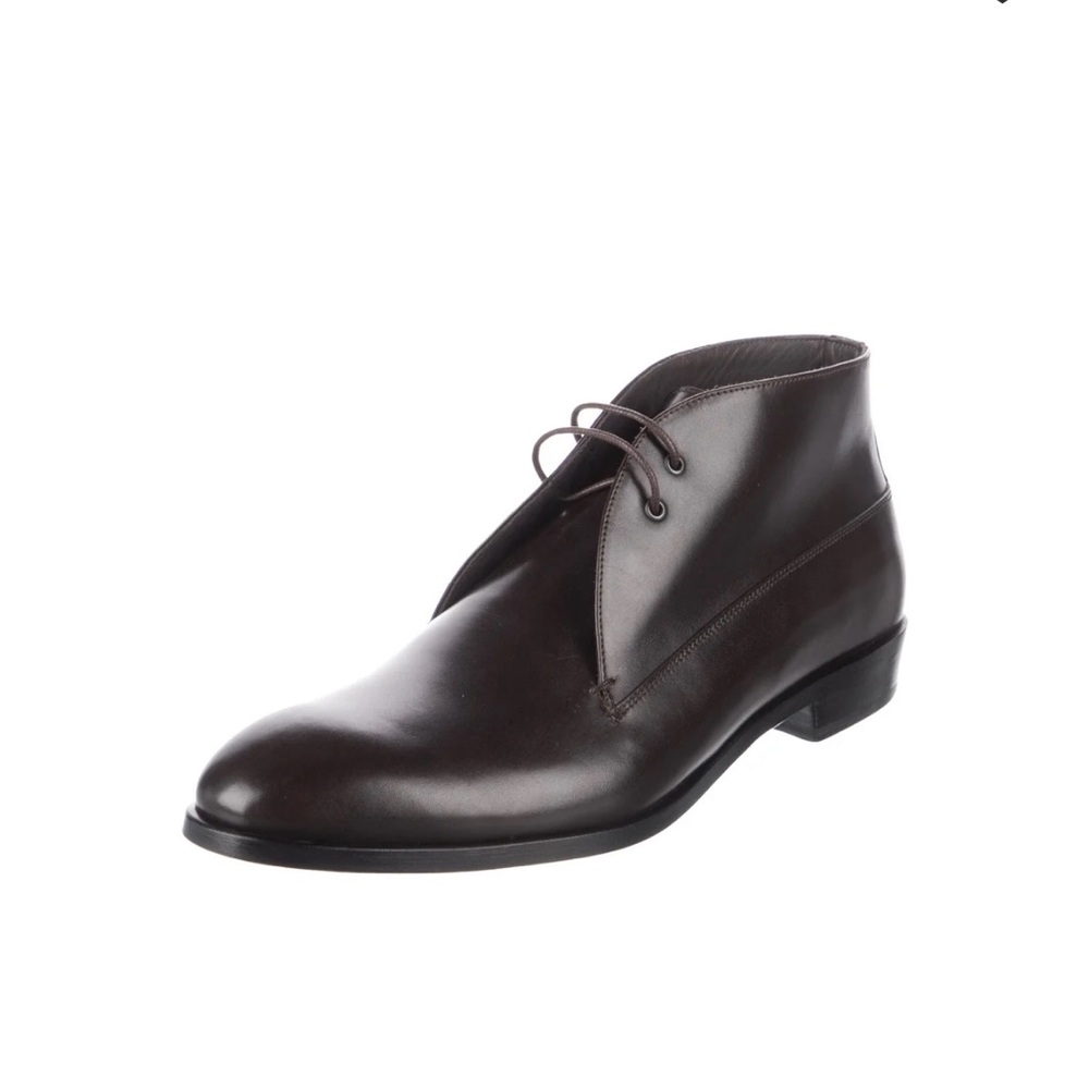 Robert Clergerie NIB Serge-dese Brown Leather Chukka Boot 10.5 EU 43 1/2